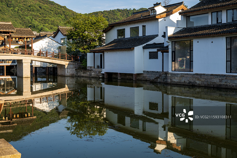 湘湖水街 越界图片素材