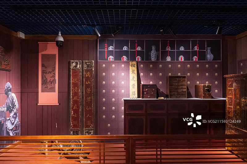 中医药柜图片素材