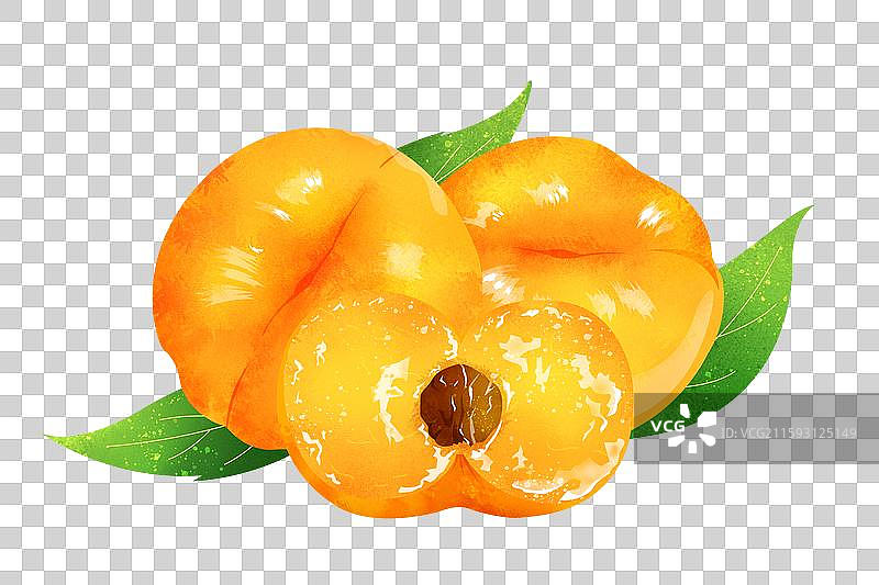 油蟠桃水润多汁~图片素材