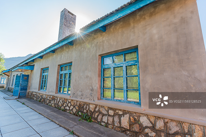 吉林大栗子伪满皇帝溥仪行宫图片素材