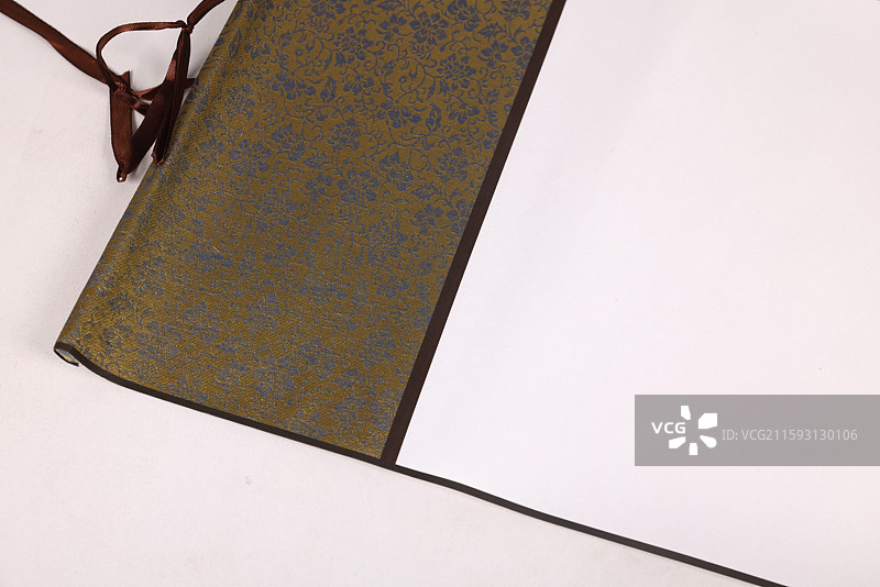 书法毛笔卷轴中国文化图片素材