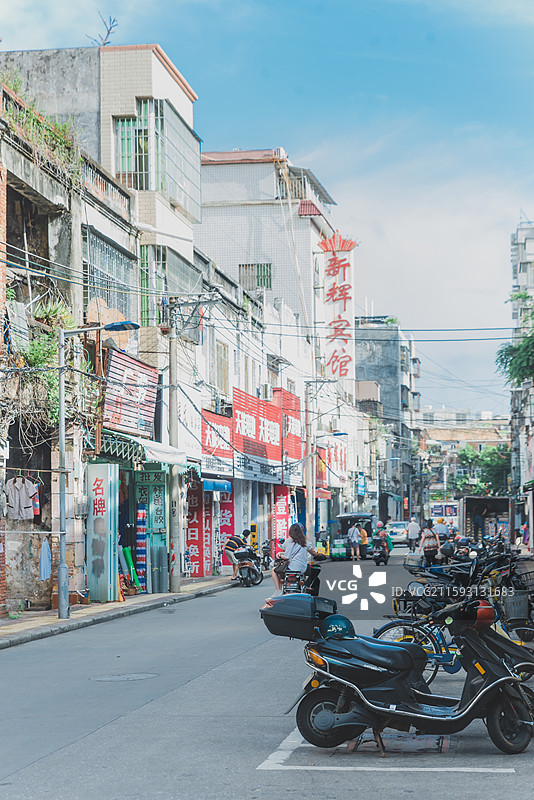 湛江赤坎老街图片素材