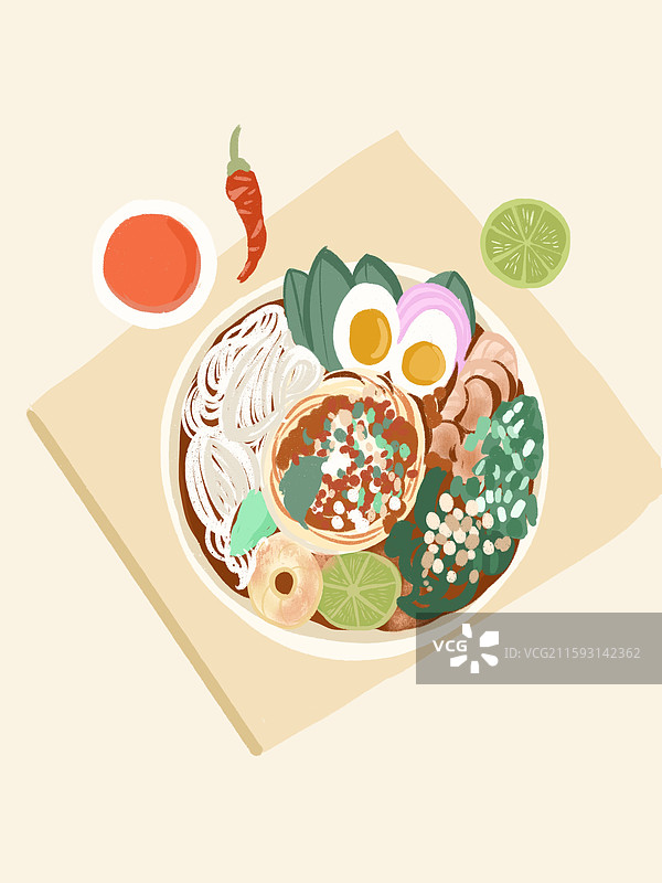 海鲜面图片素材