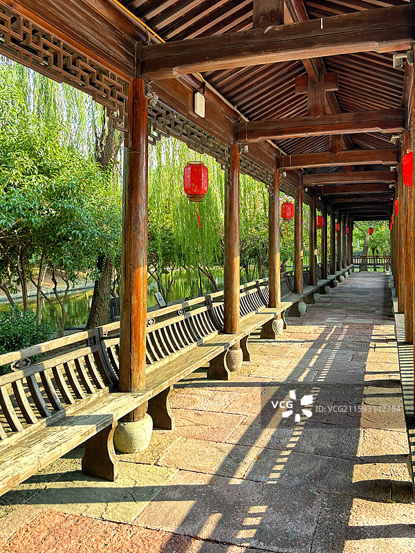 长廊（宁波镇海郑氏十七房）图片素材