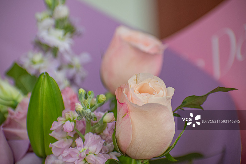 大捧鲜花、一大束鲜花、生日鲜花、玫瑰、百合花图片素材