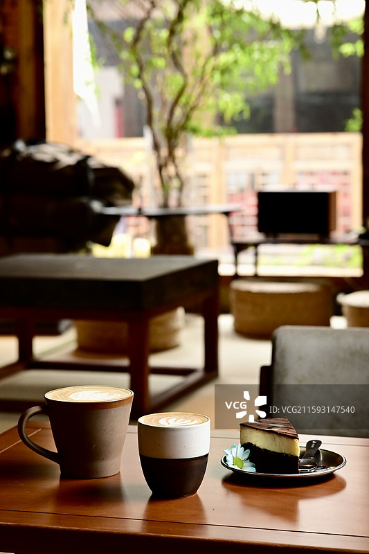 咖啡厅一角图片素材