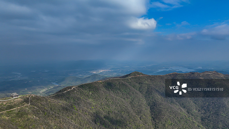 湖北京山绿林寨山体风光图片素材