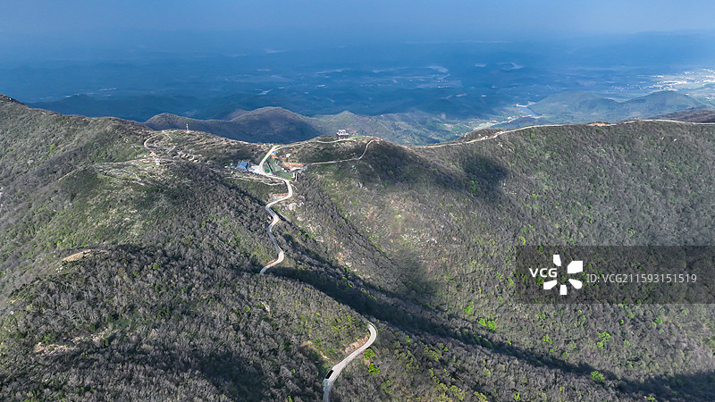 湖北京山绿林寨山体风光图片素材