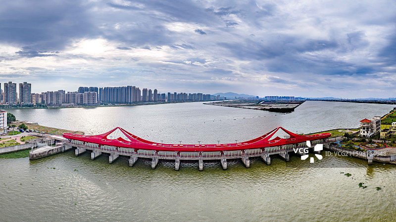 斗门晚霞图片素材