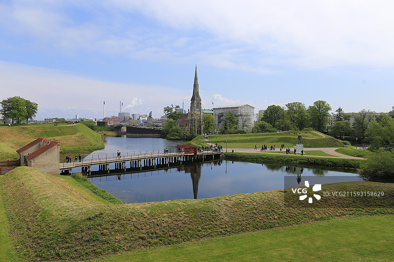 哥本哈根遗迹公园图片素材