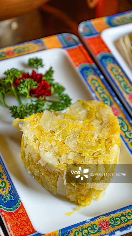 酸菜火锅配菜图片素材