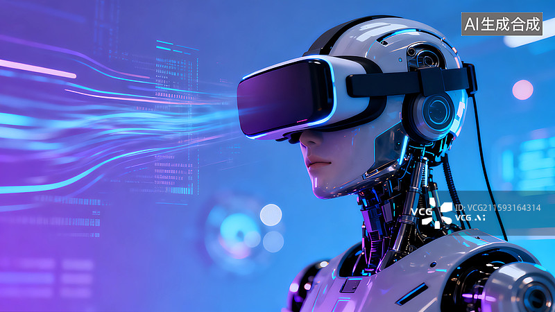 【AI数字艺术】未来科技赛博朋克元宇宙概念插画图片素材