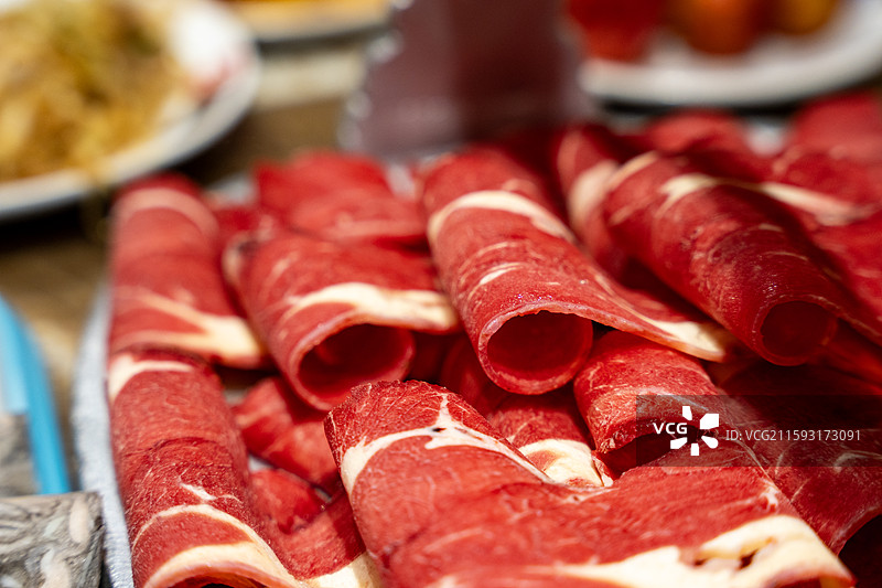 呼伦贝尔西旗鲜羊肉图片素材