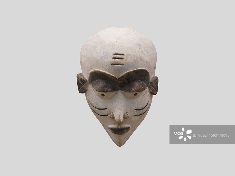 美术工艺，非洲面具，白脸小丑面具图片素材