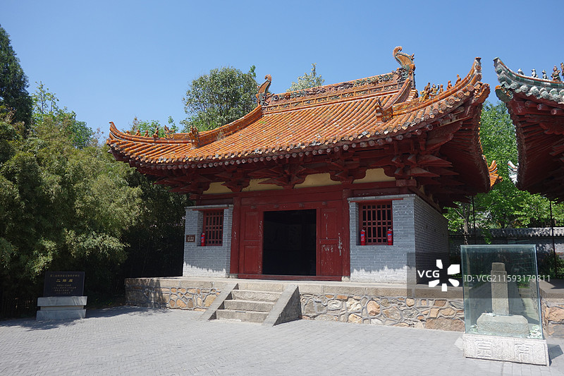 陕西省商洛市丹凤县棣花镇棣花古镇二郎庙图片素材