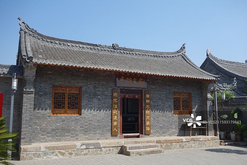 陕西省商洛市丹凤县棣花镇棣花古镇贾平凹老宅故居图片素材