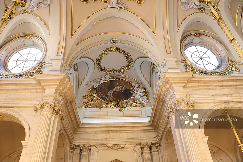 西班牙马德里马德里皇宫图片素材