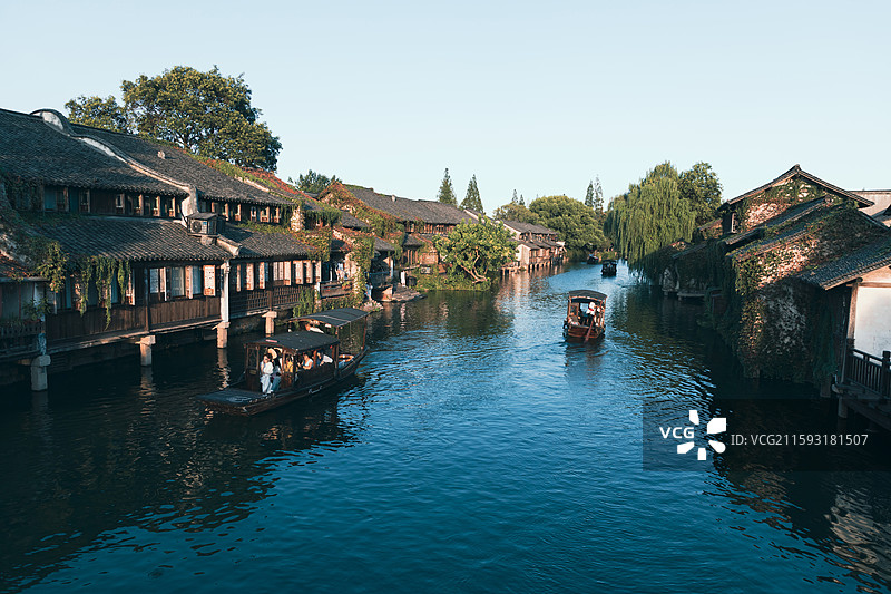 乌镇古镇景区风光图片素材