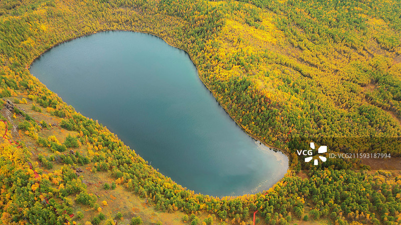 阿尔山秋景图片素材