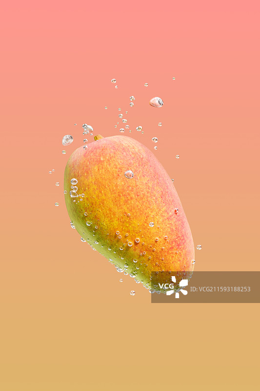 气泡芒果图片素材