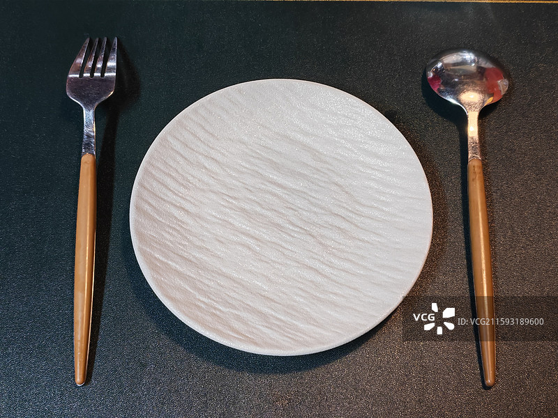 餐具碟子叉子勺子图片素材