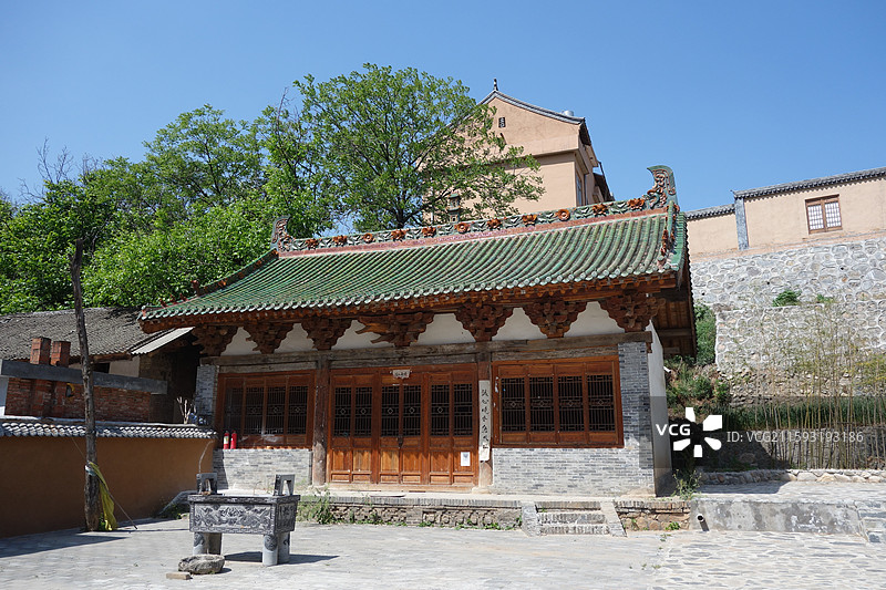 陕西省商洛市丹凤县棣花镇棣花古镇法性寺图片素材