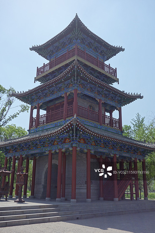 陕西省商洛市丹凤县棣花镇棣花古镇魁星楼图片素材