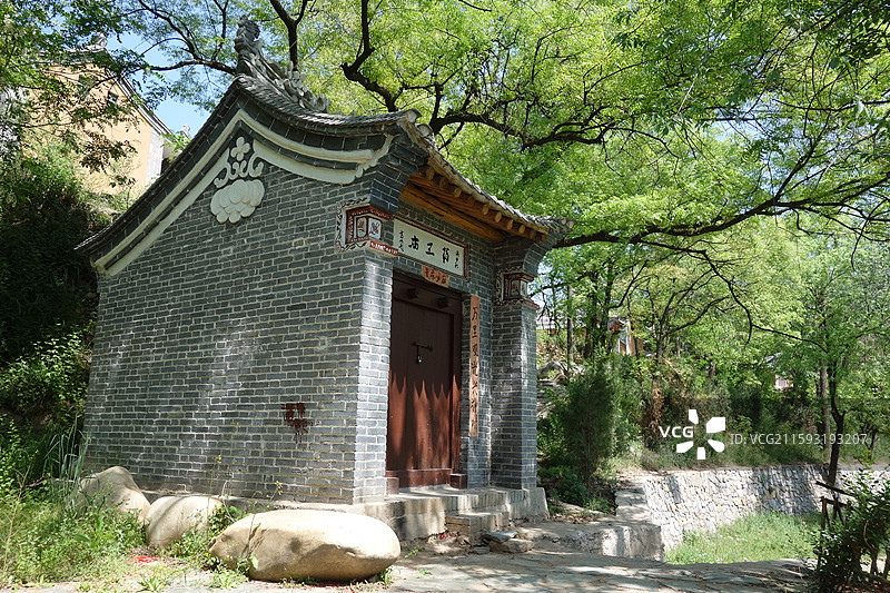 陕西省商洛市丹凤县棣花镇棣花古镇药王庙图片素材