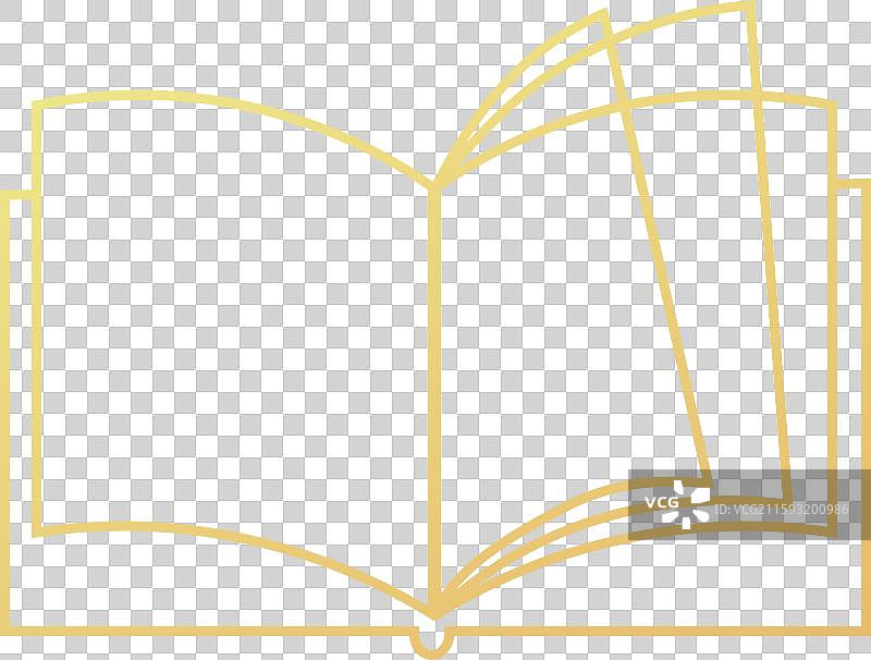 扁平书本图标符号图片素材