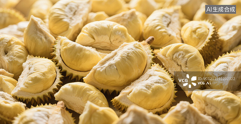 【AI数字艺术】热带水果榴莲图片素材