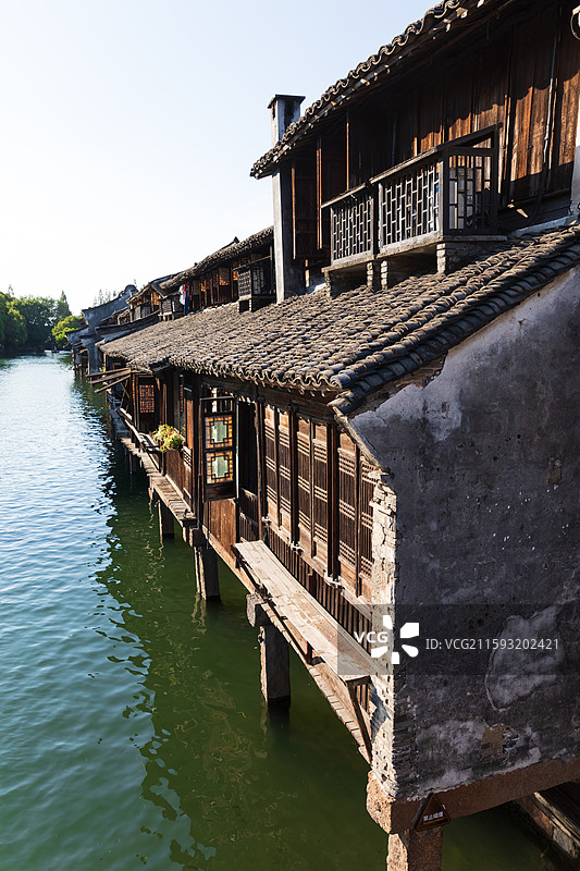 乌镇古镇景区风光图片素材