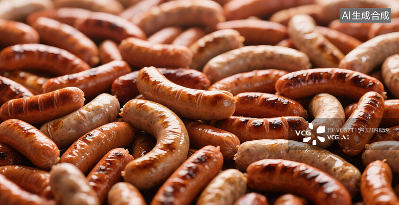 【AI数字艺术】烤香肠热狗图片素材