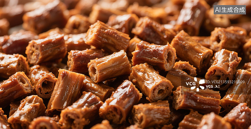 【AI数字艺术】卤水卤汁卤制卤鸭脖图片素材