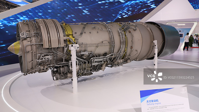 珠海航展太行发动机图片素材