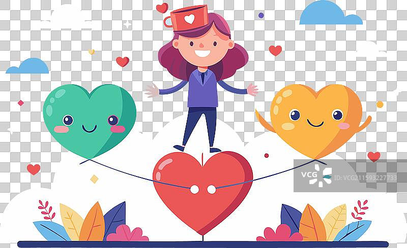 平衡心灵与理智图片素材