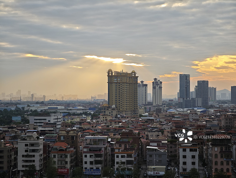 9月23号早上，佛山潭州村景。图片素材