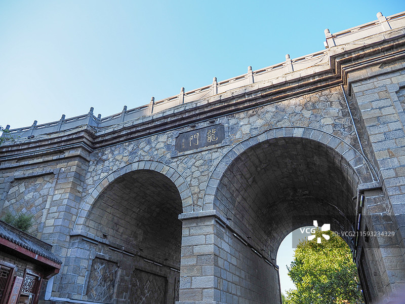 洛阳龙门石窟龙门建筑图片素材