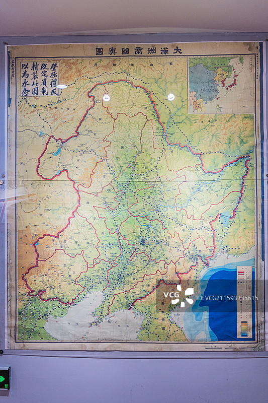 吉林大栗子伪满皇帝溥仪行宫图片素材