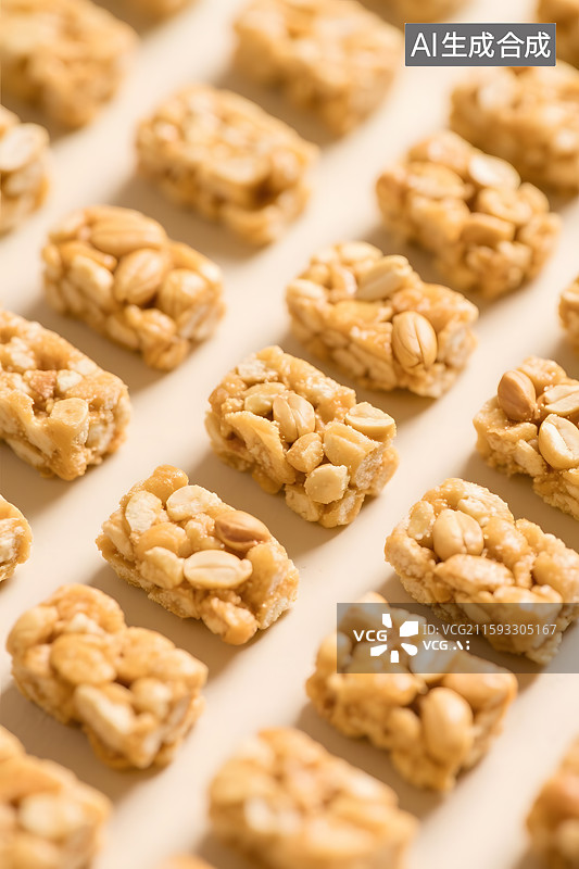 【AI数字艺术】花生酥糖传统糕点图片素材