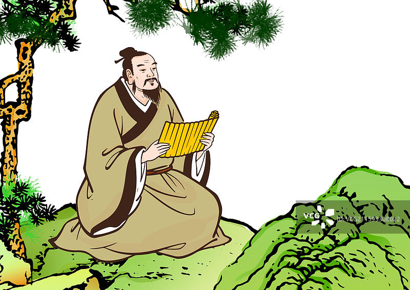 庄子：逍遥游，道家思想，南华经，庄周梦蝶，齐物论，庄周图片素材