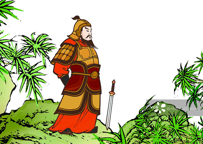 帝辛：商纣王，残暴不仁，酒池肉林，牧野之战，商朝灭亡图片素材