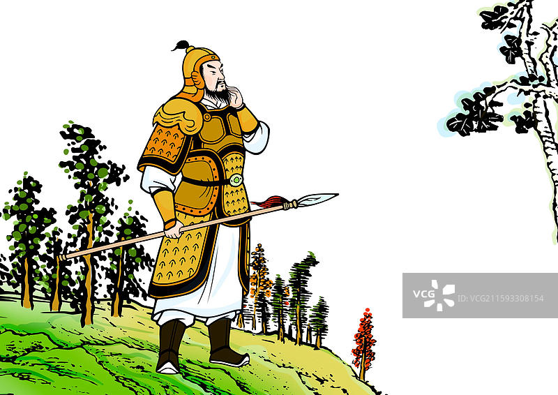 水浒传 玉麒麟 卢俊义图片素材