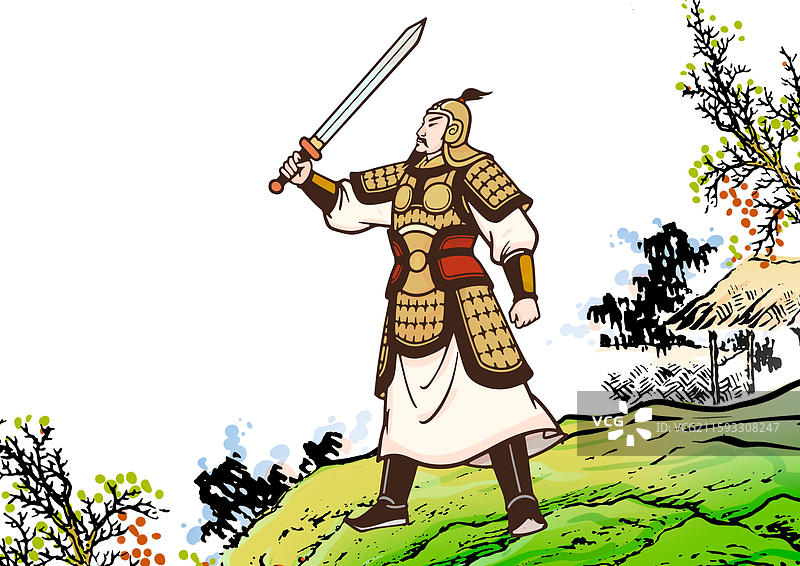 孙武：兵家鼻祖，《孙子兵法》，柏举之战，3万破20万，上兵伐谋，孙武图片素材