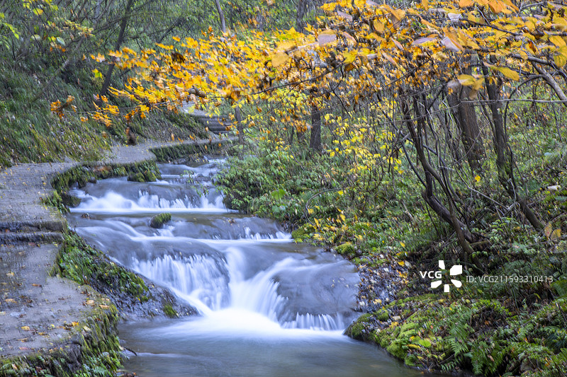 河南省洛阳市栾川县“重渡沟”景区图片素材
