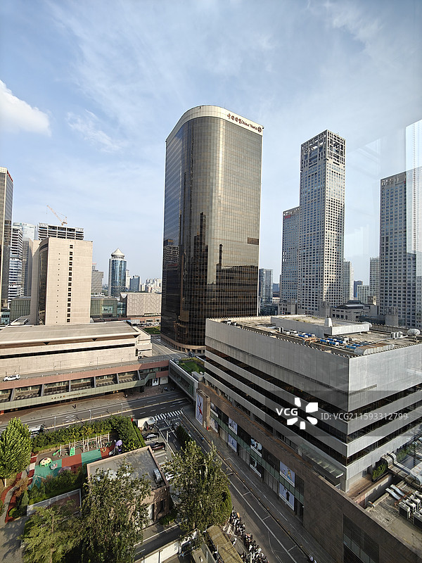 北京CBD商务核心区长安街国贸写字楼公寓商场图片素材