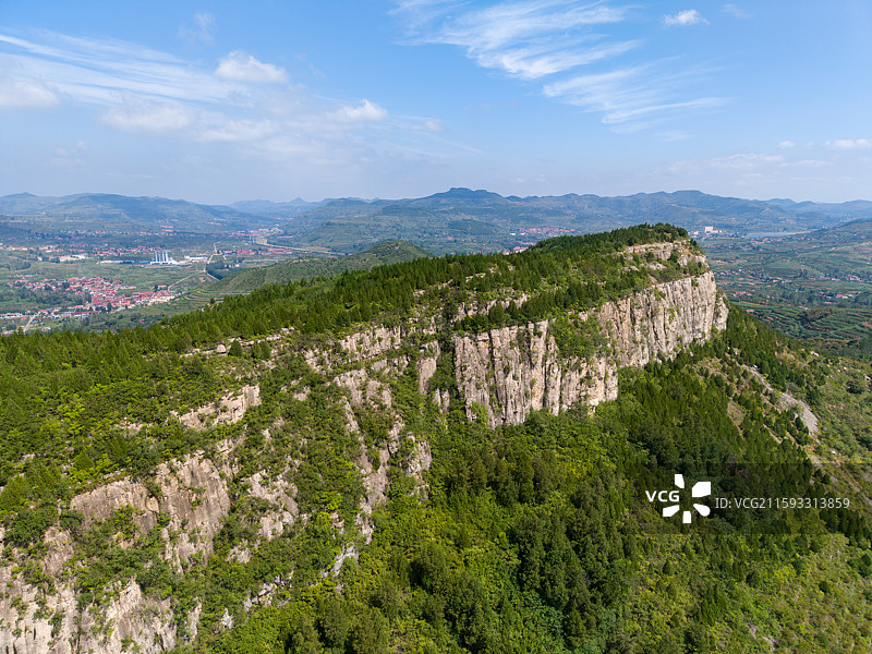 山东沂水晏婴崮图片素材