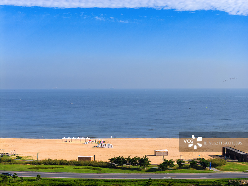 威海逍遥湾国际海水浴场图片素材