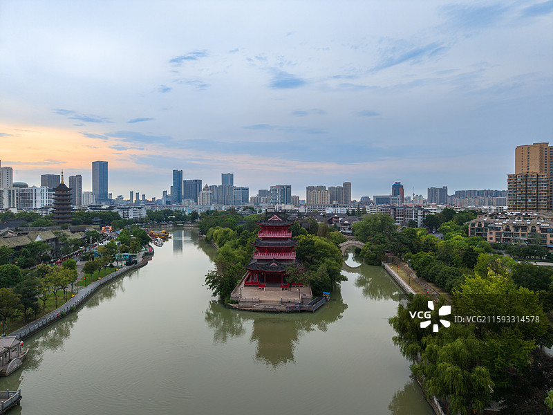 淮安里运河文化长廊图片素材