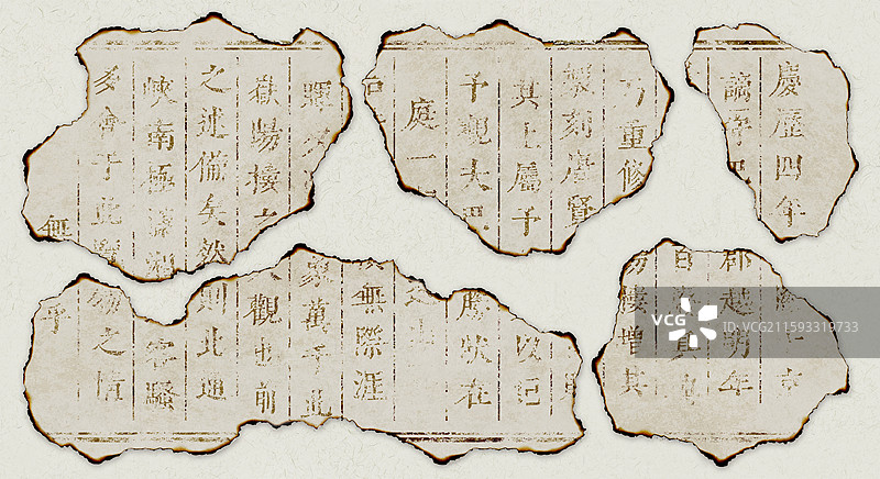 火烧信纸破碎纸张设计模板图片素材