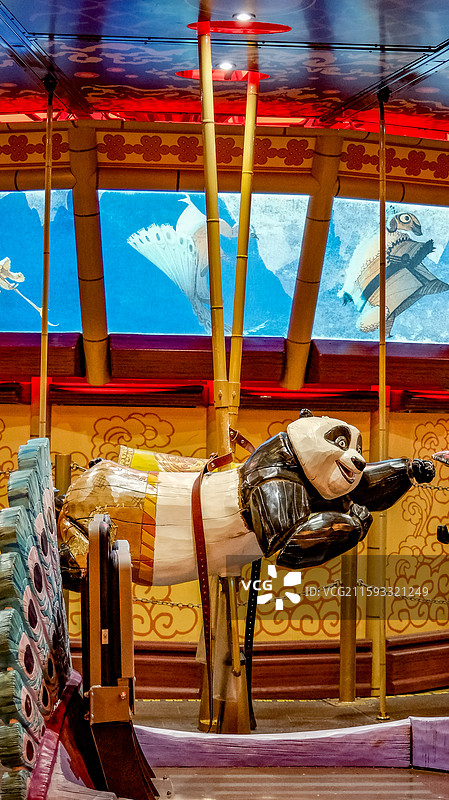 北京环球影城度假区功夫熊猫盖世之地图片素材